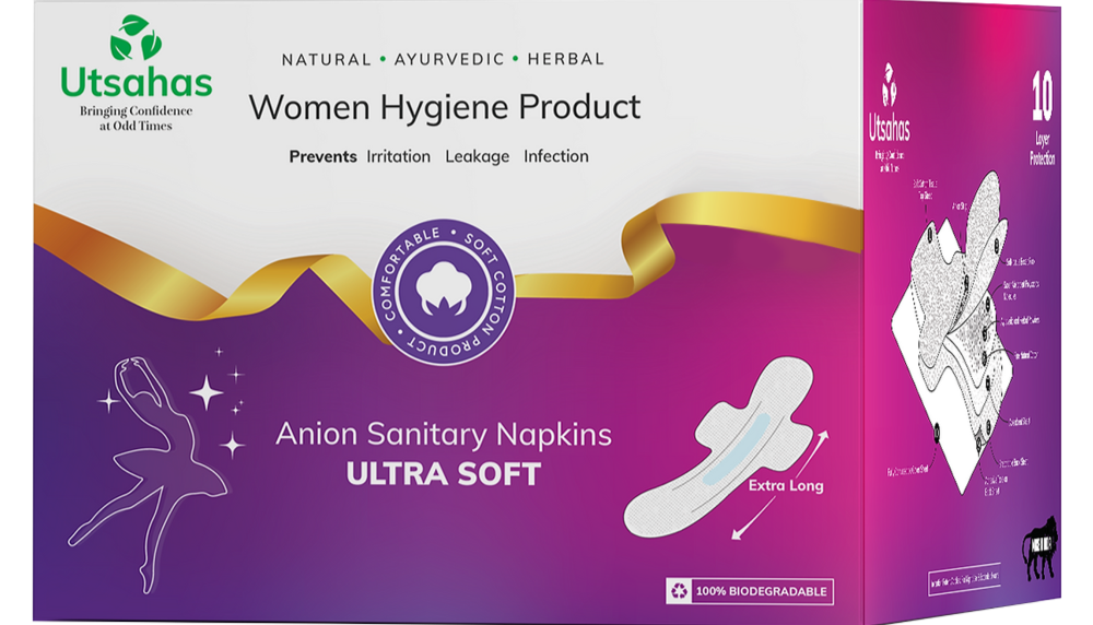 Utsahas Ultra Soft Napkins - XXL 320 MM - 1 Box (7 Pads)