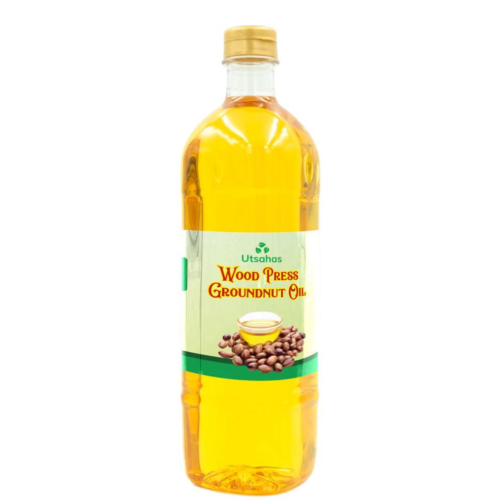 Wood Pressed Groundnut Oil