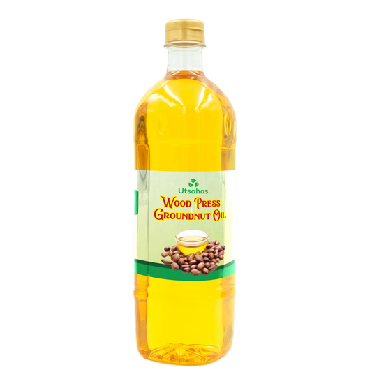 Wood Pressed Groundnut Oil